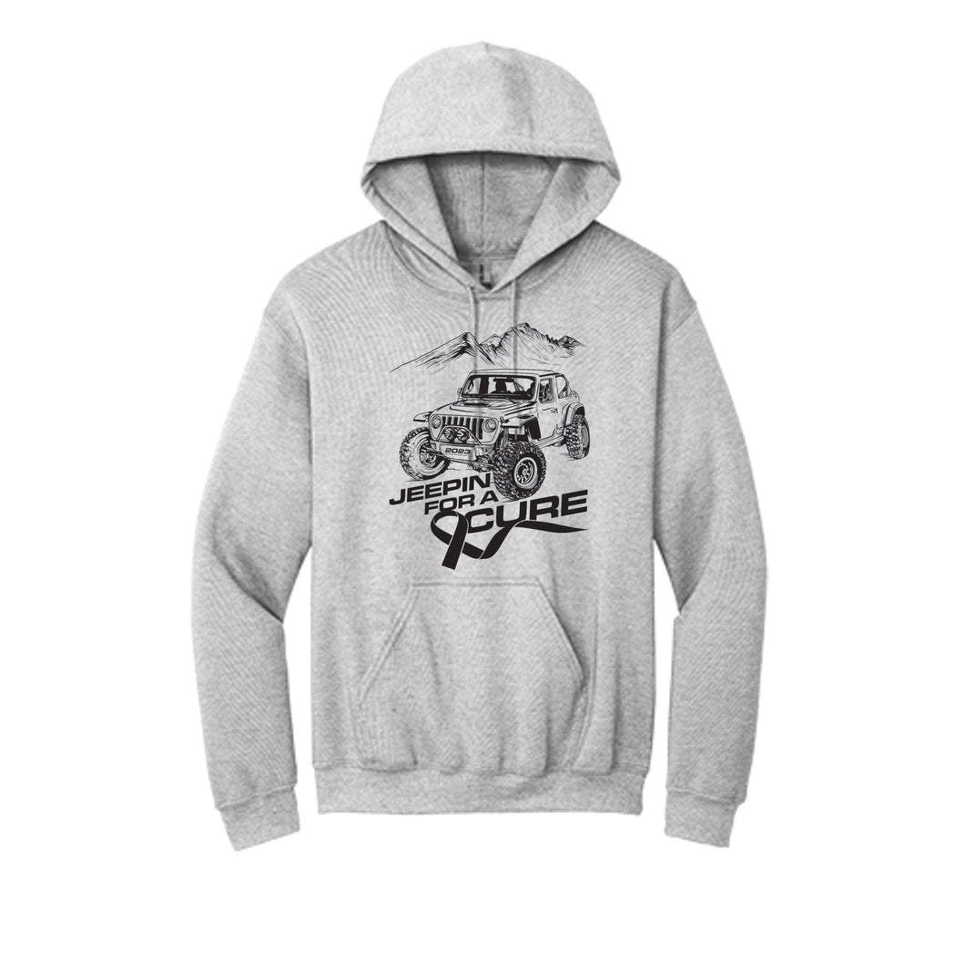 Copy of Jeepin for a Cure 2023 Hoodie ASH