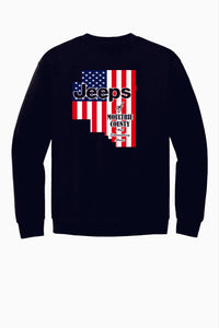 MOULTRIE COUNTY JEEP CLUB BLACK CREWNECK $20/$23