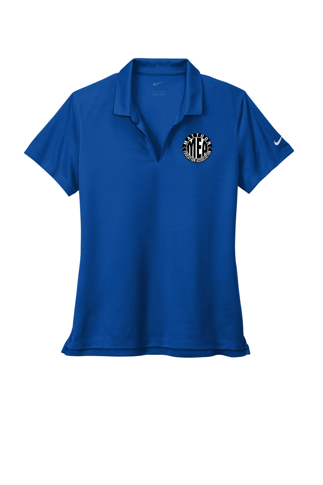 MATTOON EDUCATION ASSOCIATION  WOMEN'S Game Royal Nike Polo