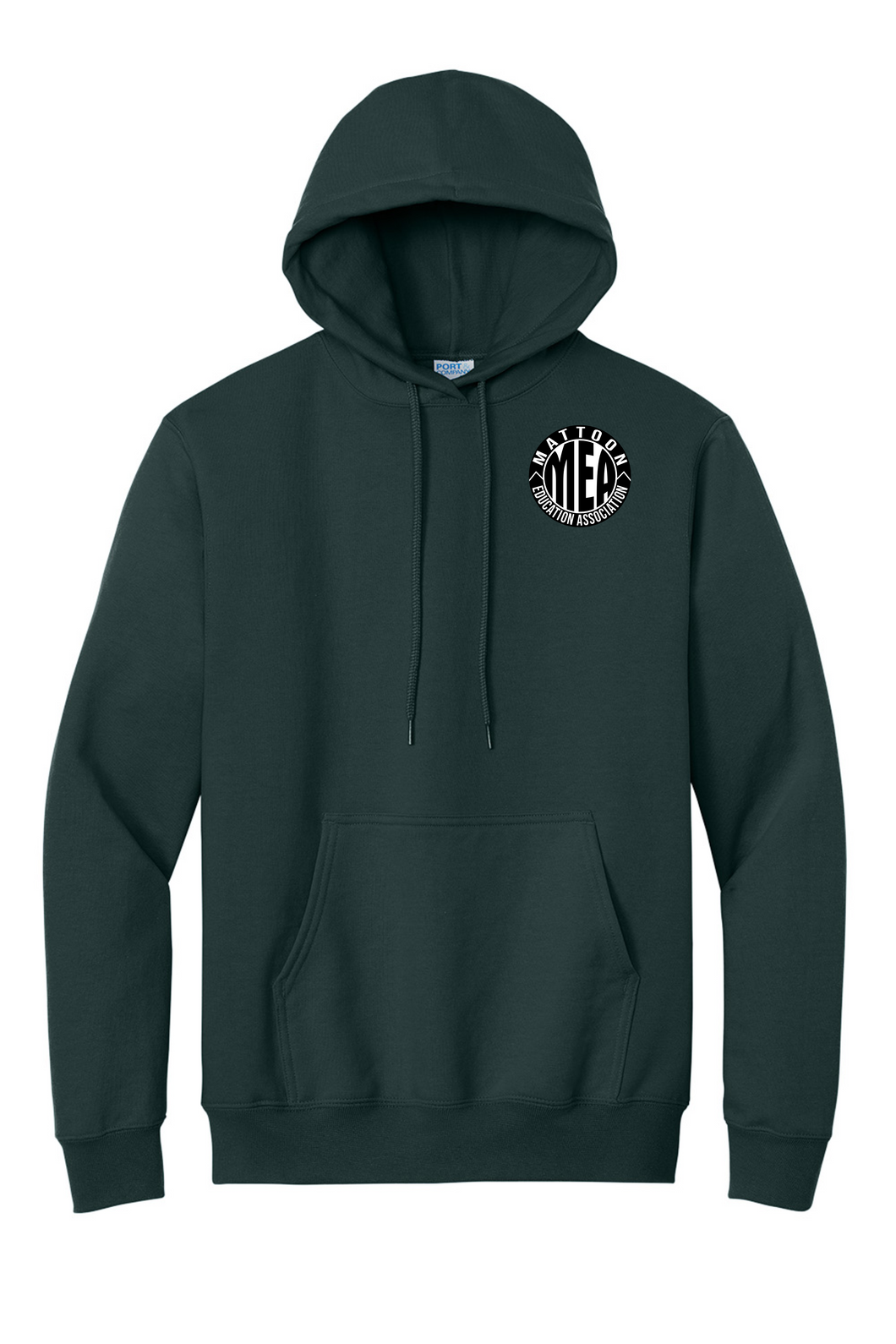 MATTOON EDUCATION ASSOCIATION  Forest Green Hooded Sweatshirt