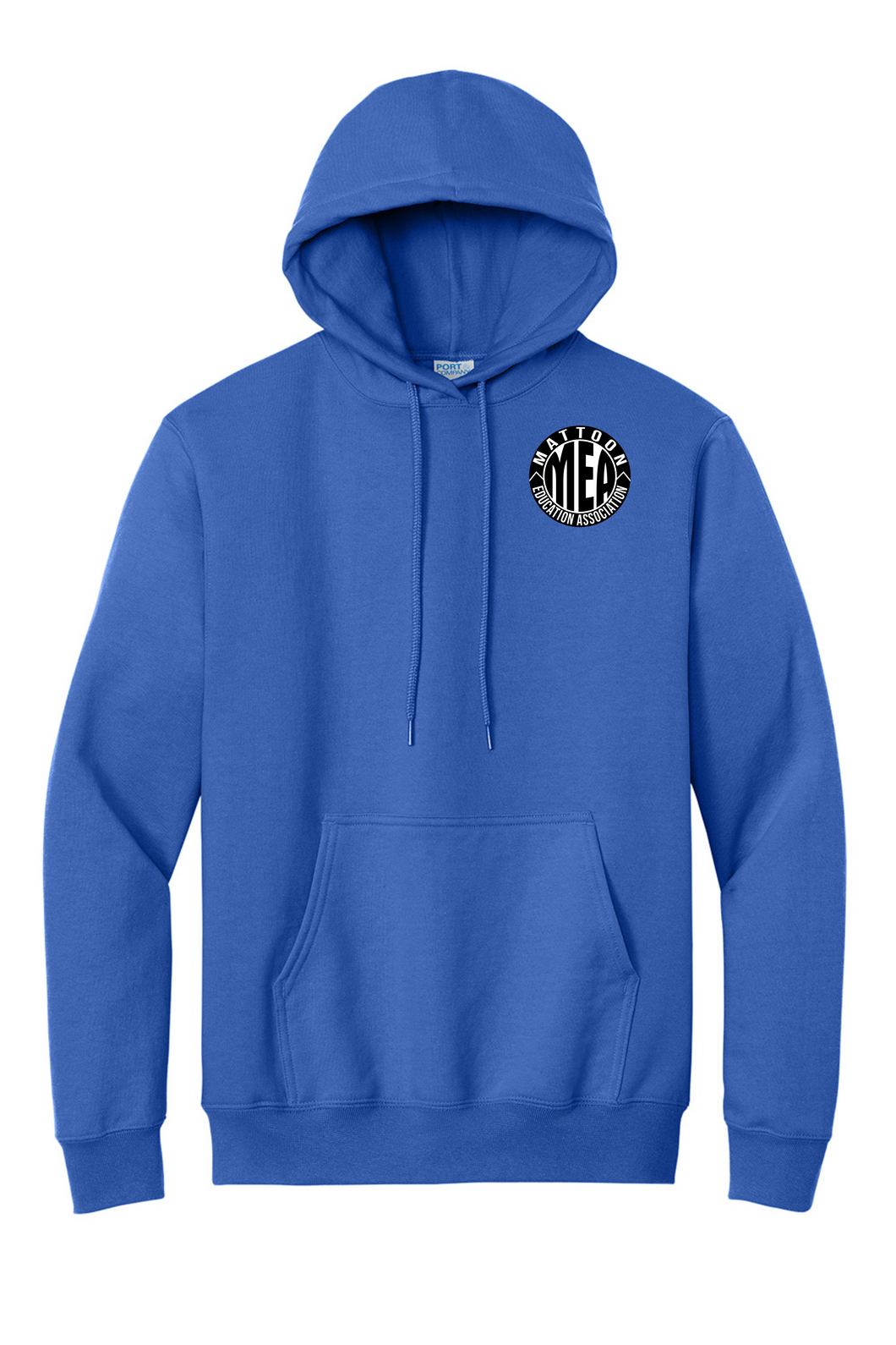 MATTOON EDUCATION ASSOCIATION  True Royal Hooded Sweatshirt
