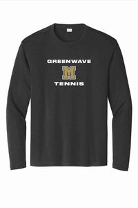 SPORT-TEK LONG SLEEVE POSICHARGE COMPETITOR TEE BLACK