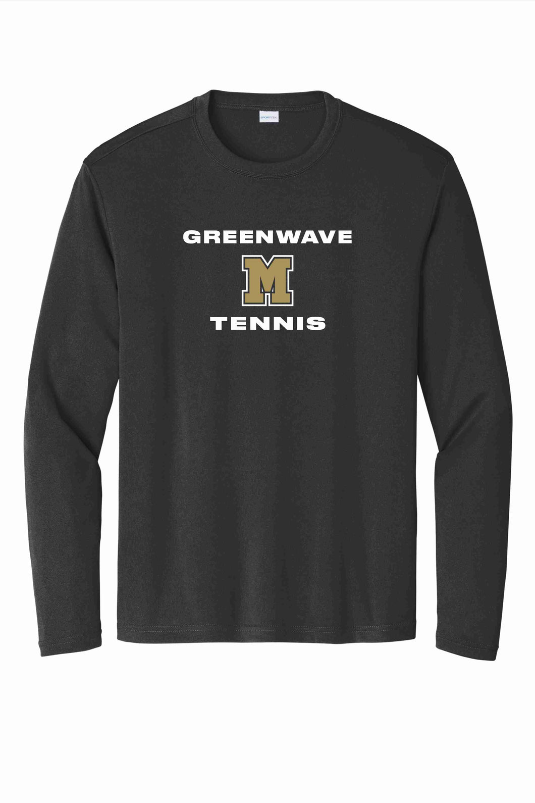 SPORT-TEK LONG SLEEVE POSICHARGE COMPETITOR TEE BLACK