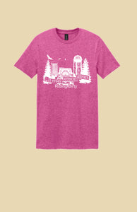 Outhouse Festival Jeep Run 2025 shirt Heather Sangria $20/$25