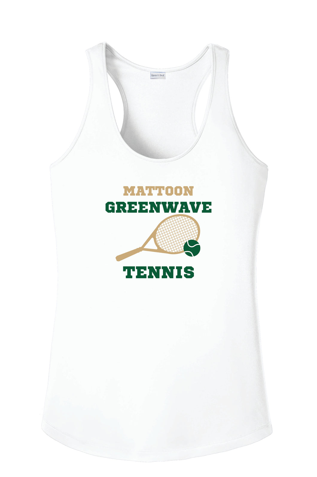 MHS FALL TENNIS 2025 SPORT-TEK WOMEN'S POSICHARGE COMPETITOR RACERBACK TANK $15