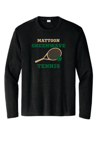 MHS FALL TENNIS 2025 SPORT-TEK LONG SLEEVE POSICHARGE COMPETITOR TEE $15