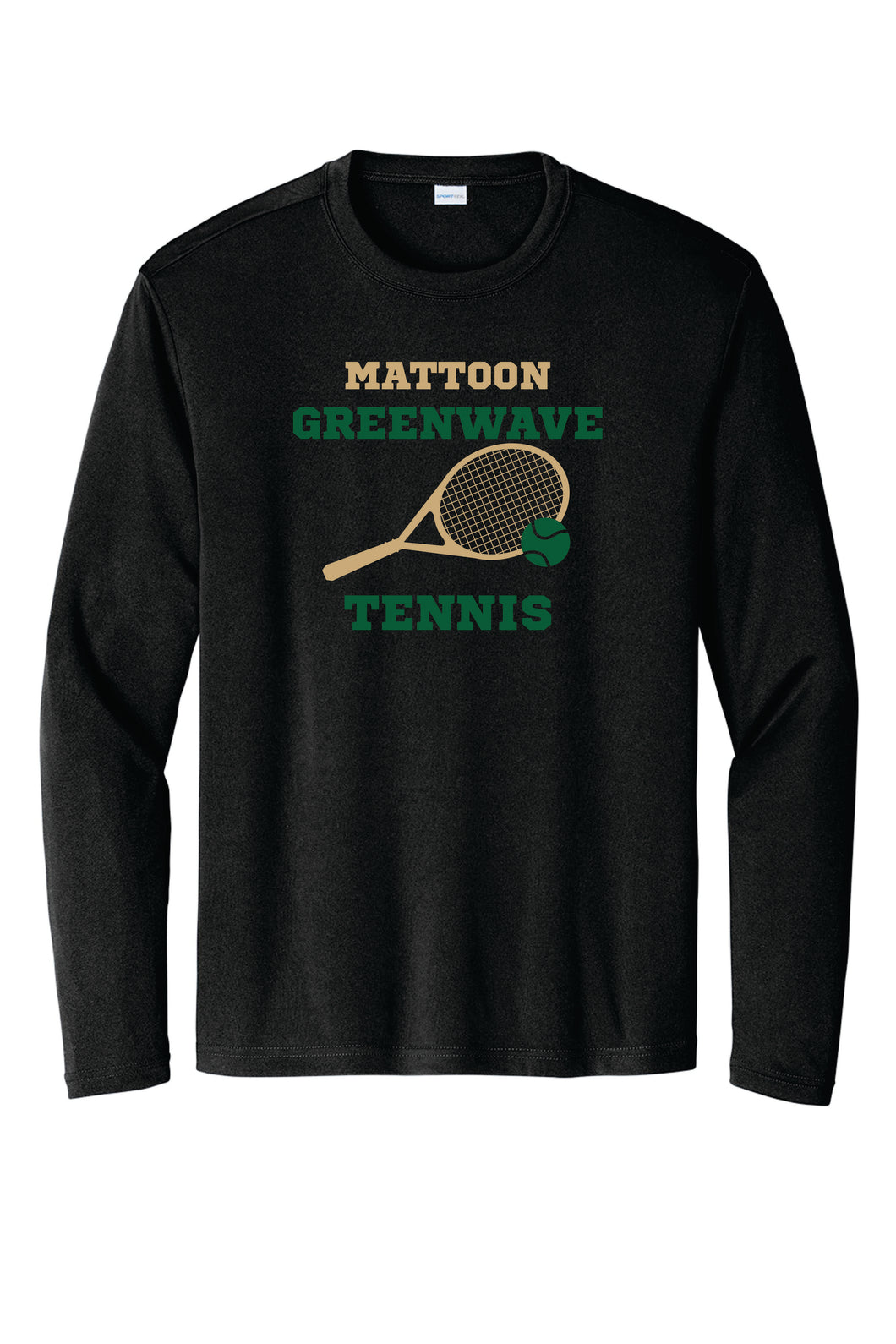 MHS FALL TENNIS 2025 SPORT-TEK LONG SLEEVE POSICHARGE COMPETITOR TEE $15